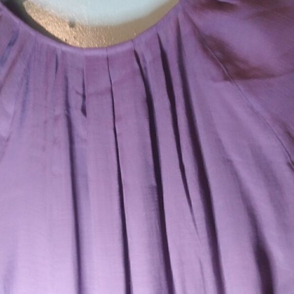 Blue mountain short sleeve blouse size large - Picture 6 of 9
